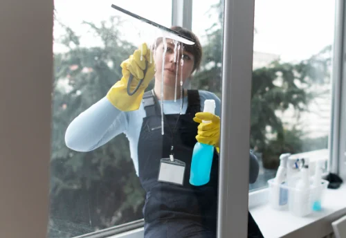 Nettoyage de vitres intérieures et extérieures à Bouranton